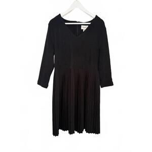 GANNI Pleated Dress x Anthropologie   Size L • Winter / Christmas Party Dress